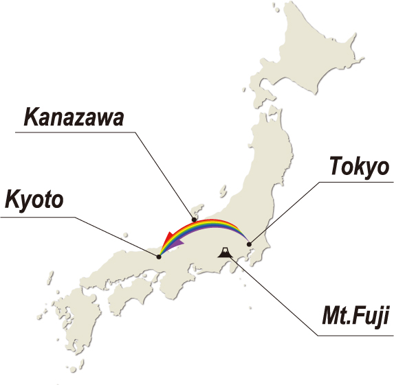 Rainbow Route Map