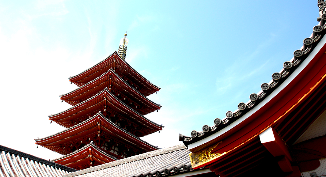 A five-story pagoda